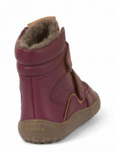 Froddo barefoot zimné vysoké topánky - bordeaux