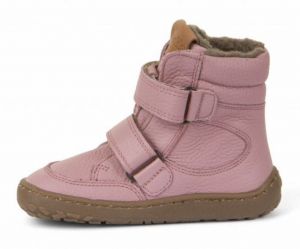 Froddo barefoot zimné vysoké topánky - pink