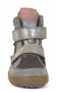 Froddo barefoot zimné vysoké topánky s membránou grey/silver