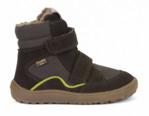 Froddo barefoot zimné vysoké topánky s membránou grey | 23, 25, 27, 28