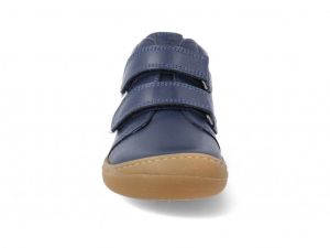 Barefoot celoroční boty Koel4kids - Bob nappa - blue zepředu
