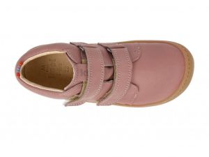 Barefoot celoročné topánky Koel4kids - Bob nappa - old pink