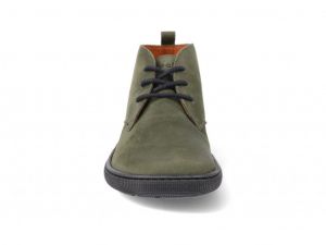 Barefoot kotníkové boty Koel4kids - Fea - khaki zepředu