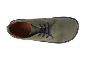 Barefoot kotníkové boty Koel4kids - Fea - khaki shora