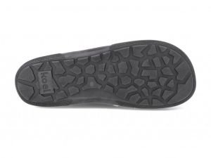 Barefoot kotníkové boty Koel4kids - Fea - khaki podrážka