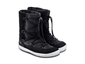 Dětské zimní barefoot sněhule Be Lenka Snowfox 2.0 - black pár