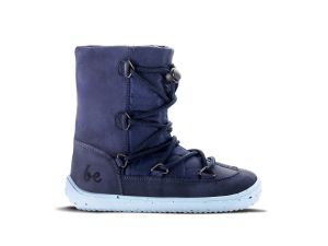 Detské zimné barefoot snehule Be Lenka Snowfox 2.0 - dark/light blue | 27