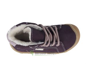 Zimné barefoot topánky Ricosta Denny plum W