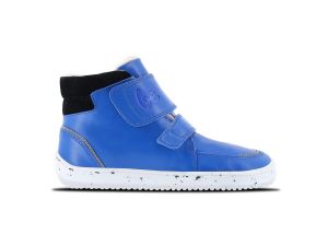 Detské zimné barefoot topánky Be Lenka Panda 2.0 - blue/white