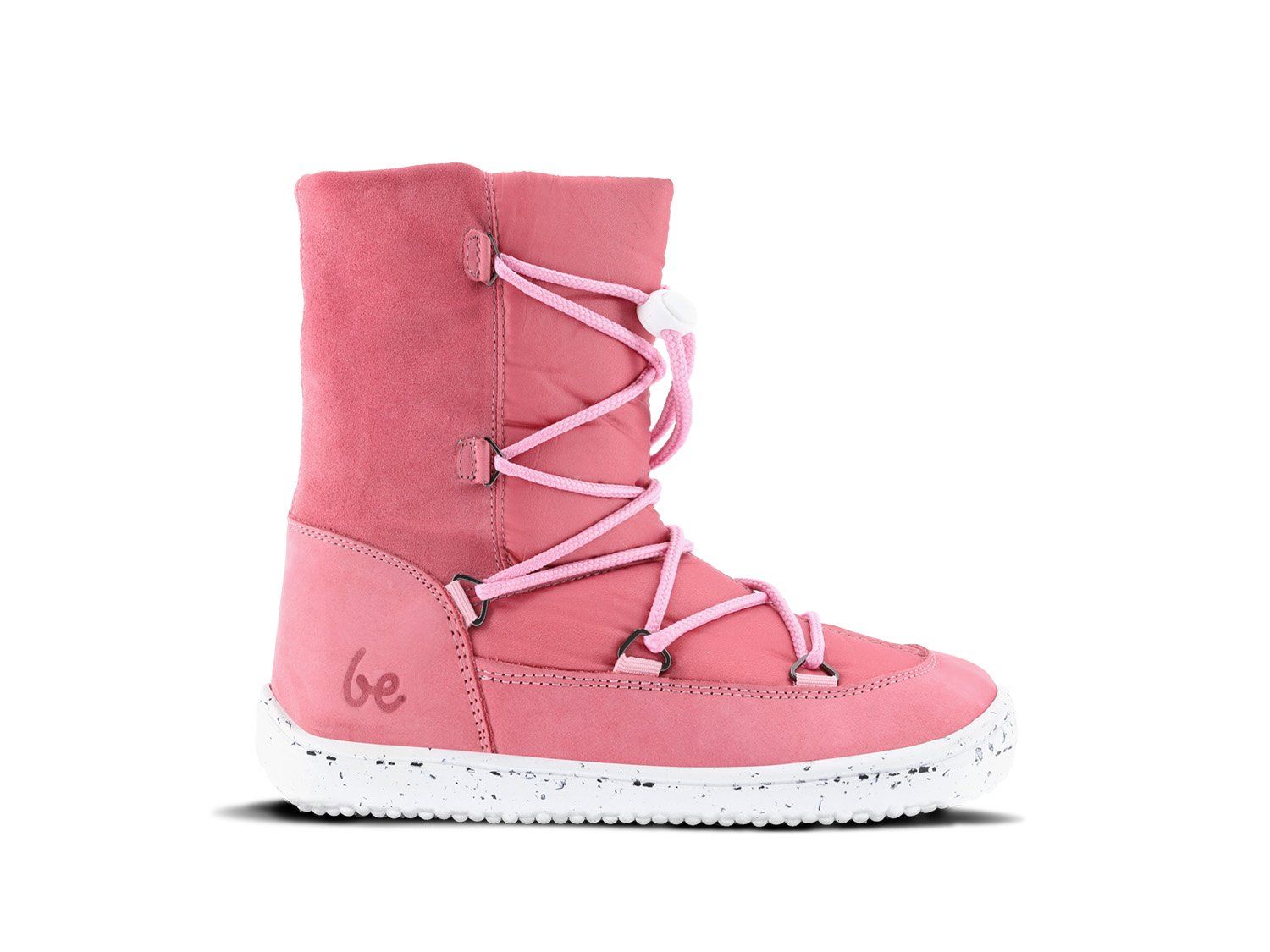 Detské zimné barefoot snehule Be Lenka Snowfox 2.0 - rose pink