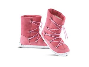 Detské zimné barefoot snehule Be Lenka Snowfox 2.0 - rose pink