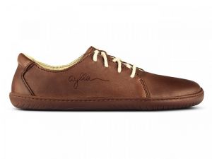 Kožené topánky Aylla Inca hnedé L - užšia, unisex | 36