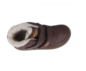 Lurchi zimné barefoot topánky - Nemo nappa brown
