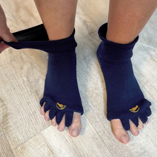 Adjustačné ponožky Navy extra stretch HAPPY FEET