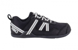 Detské barefoot tenisky Xero shoes Prio black/white | 30, 31, 32, 33