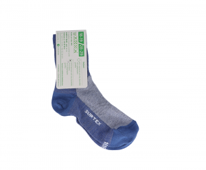 Detské Surtex merino športové ponožky tenké - modré | 22-23 cm