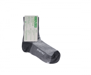 Detské Surtex merino športové ponožky tenké - šedé | 12-13 cm, 14-15 cm, 18-19 cm