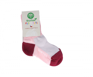 Detské Surtex merino športové ponožky tenké - šedovínové | 18-19 cm