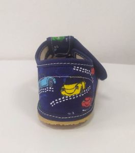 Baby bare shoes Slippers - navy cars