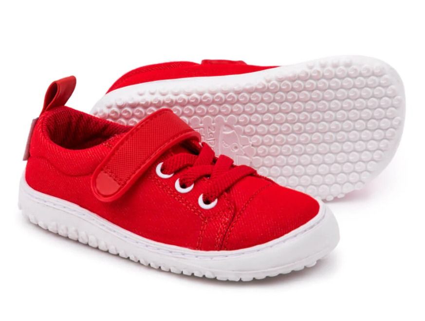 Plátěné tenisky zapato Feroz Paterna rocker tejano rojo