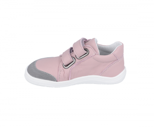 Baby bare shoes Febo Go pink/grey