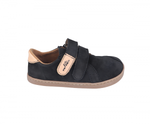 Barefoot kožené topánky Pegres BF54 - čierne | 26, 30, 31, 32, 33, 34