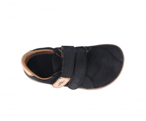 Barefoot kožené topánky Pegres BF54 - čierne