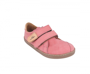 Barefoot kožené topánky Pegres BF54 - ružové nubuk