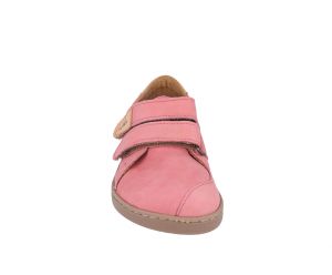 Barefoot kožené topánky Pegres BF54 - ružové nubuk