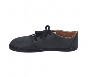 Barefoot kožené boty Pegres BF81 - černé bok