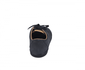 Barefoot kožené boty Pegres BF81 - černé zezadu