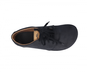 Barefoot kožené boty Pegres BF81 - černé shora