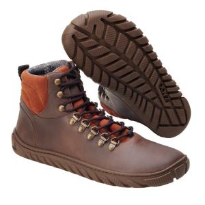 Kožené topánky ZAQQ Walq brown waterproof