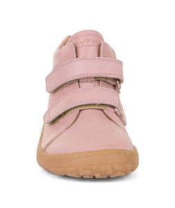 Barefoot kotníkové celoroční boty Froddo pink zepředu