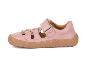 Barefoot sandálky Froddo pink - 1 suchý zip bok