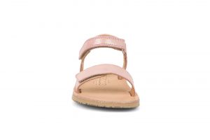 Froddo páskové sandálky Lia - pink/gold zepředu
