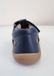 Barefoot kožené sandálky Koel4kids - Bep napa - blue zezadu