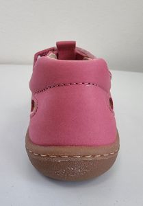 Barefoot kožené sandálky Koel4kids - Bep napa - fuchsia zezadu