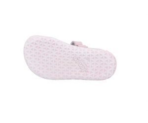 Jonap barefoot sandálky Fela světle růžové podrážka