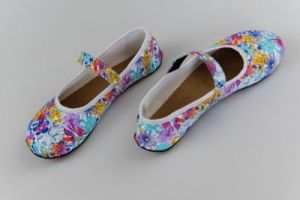 Ahinsa shoes Ananda balerínky kvetované