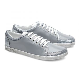 Barefoot topánky Zaqq Tiqq grey silver | 38