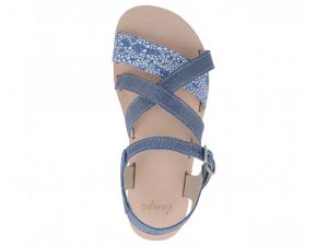 Dámské sandále Jonap barefoot Jampi Viki modré shora