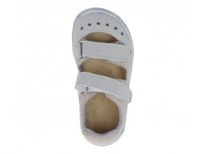 Jonap barefoot sandálky Fela devon béžové shora