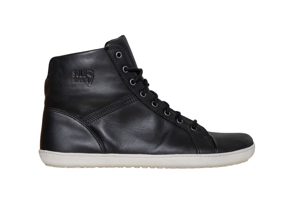 Barefoot boty Sole runner Tarvos black/white unisex leather