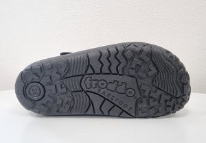 Barefoot kotníkové boty Froddo Tex Track black podrážka