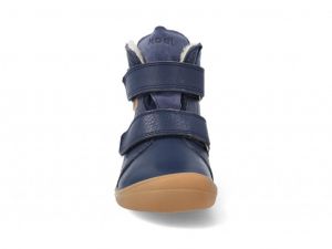Barefoot zimní boty Koel4kids Brandon - blue zepředu