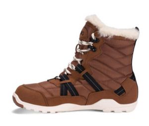 Zimní barefoot boty Xero shoes Alpine W rubber brown/eggshel bok