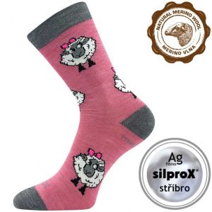 Detské ponožky Voxx - Vlna - ružové