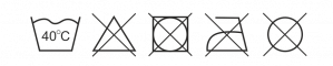 Dámské ponožky Voxx - Vlněnka - fuxia symboly