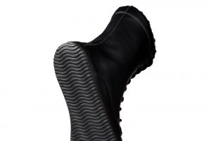 Barefoot zimní vysoké boty Ahinsa Jaya - černé - zip podrážka